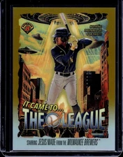 2025 Bowman Chrome Jesus Made Gold It Came To The League /50 Brewers IT-14