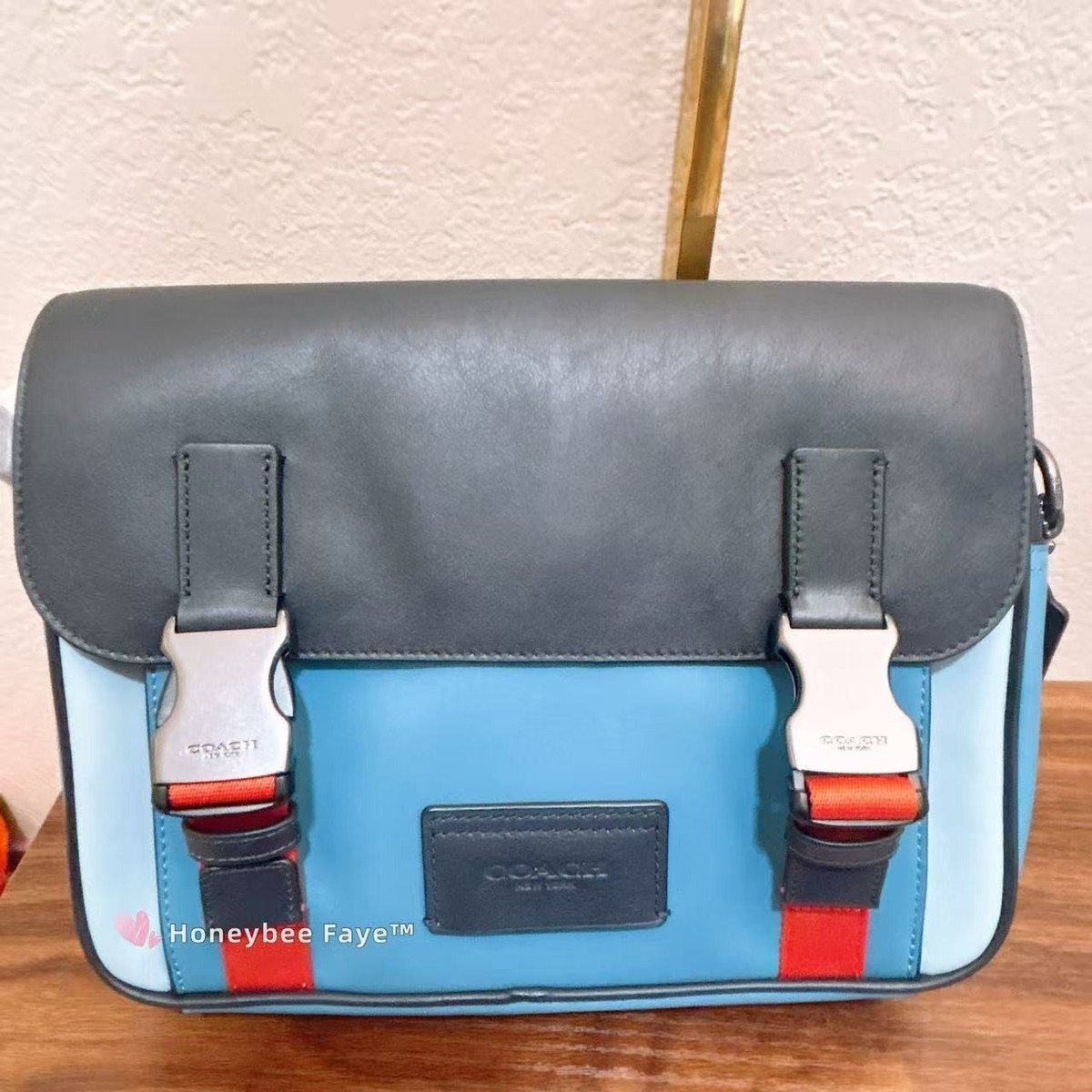 NWT Coach CC356 Track Crossbody Bag In Colorblock | eBay
