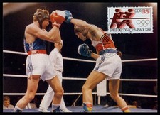 DDR MK 1988 OLYMPIADE OLYMPIA BOXEN MAXIMUMKARTE MAXI CARD MC CM 'm6200