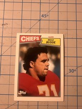 1987 Topps - Brad Budde #167 Kansas City Chiefs Football Card
