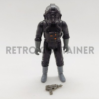 STAR WARS Kenner Vintage 3 3/4'' - TIE Fighter Pilot (evtl. Repro Gun)