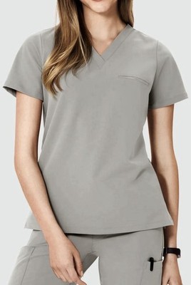 NWT Mandala Scrubs 1 Pocket Top.  Color: Flint.  Large
