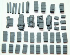 1/72 Scale German Ammo Crates 42 Pieces "AG1" - Value Gear Details Stowage