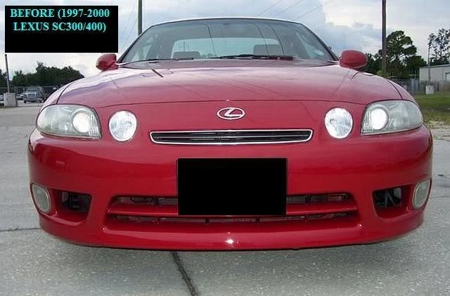 LEXUS SC SC300 SC400 1997-2000 MOLDURA CROMADA PARA PARRILLA 1998 1999 98 99 Foto 4 de 4