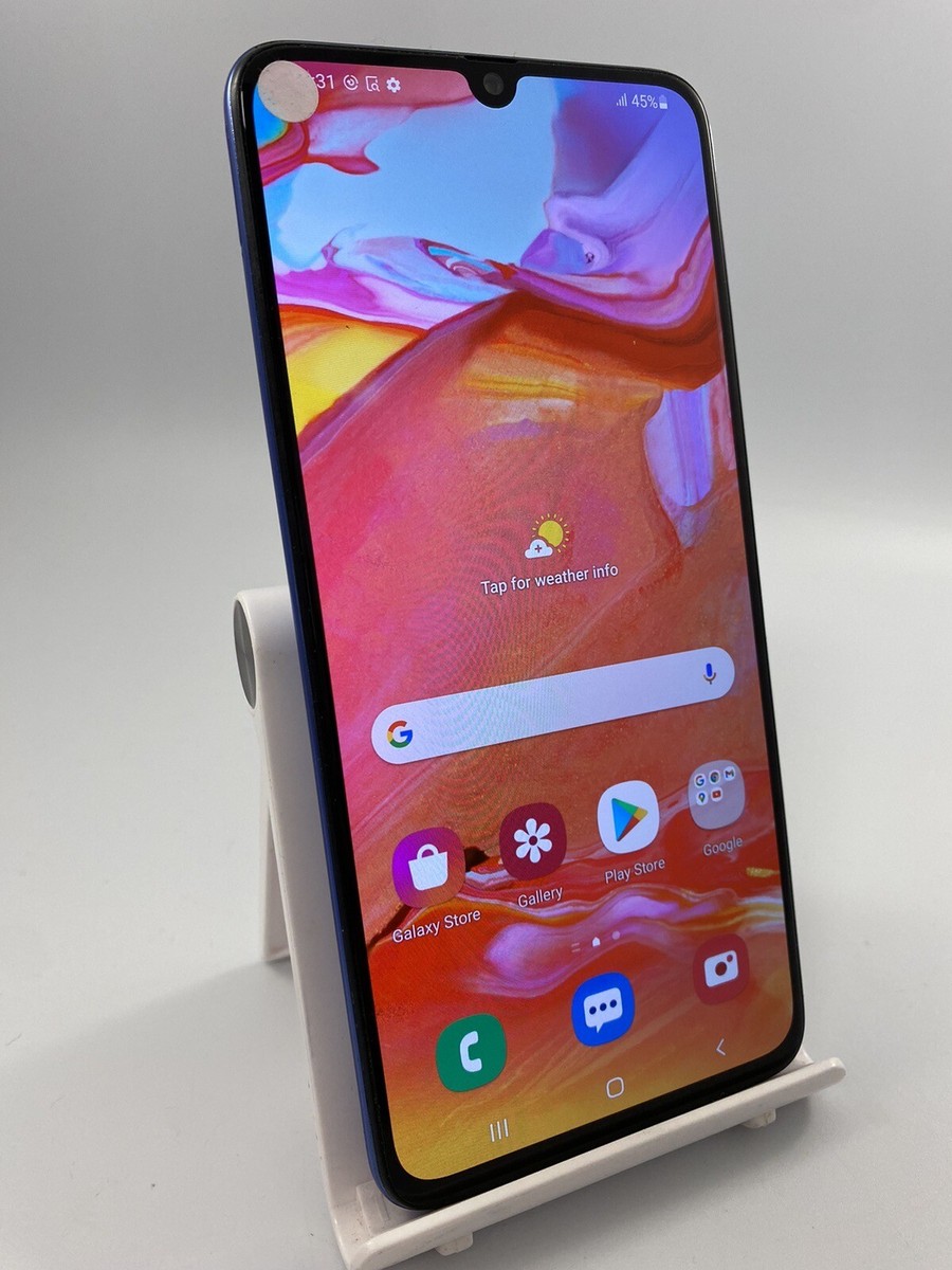 32mp Samsung Triple Camera Galaxy A70 Samsung Galaxy A70 Blue