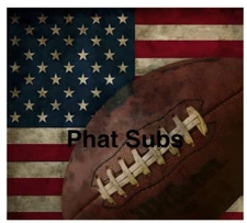 20oz Sublimation Tumbler Wrap American Football Ready To Press Heat Transfer