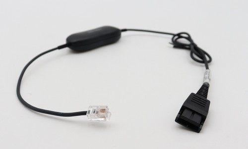Jabra GN1221 Quick Disconnect (QD) to RJ9 Sound Limiter Coiled Cord - 88007-99 - Picture 2 of 3