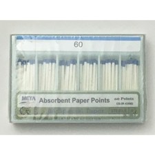 META ABSORBENT PAPER POINTS - .04 TAPER - 60 COLOR CODED   60/PACK