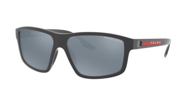 PRADA Linea ROSSA 02xs Sunglasses Ufk07h Grey 100 Authentic