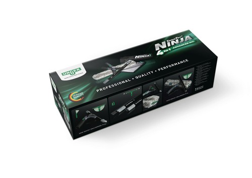 Unger Ninja 4in1 Advanced Glasreinigungs Fensterreinigung Komplett-Set 35 cm - Bild 2 von 12