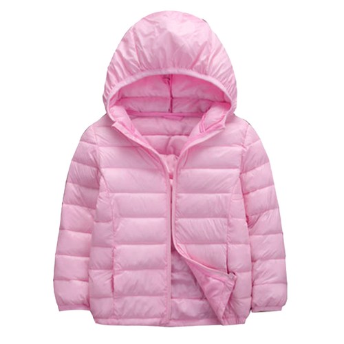 Boy Girls Ultra Lightweight Puffer Jacket Kids Windproof Hoodie Coats Outerwear - Picture 66 of 91