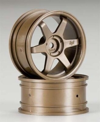 TE37 Bronze 6-Spoke 26mm Touring Car Wheels 3mm Offset