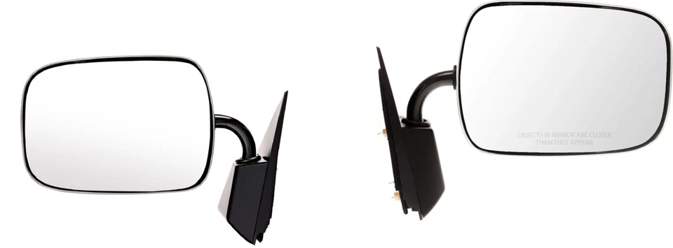 Mirrors For Chevy GMC Truck Pickup C/K 1988-1998 Pair Left Right Black Manual Foto 4 de 4