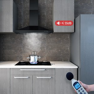 24 Poêle à gaz d'échappement de cuisine de coin 450CFM 3-Speed Éventail de cuisson nouveau