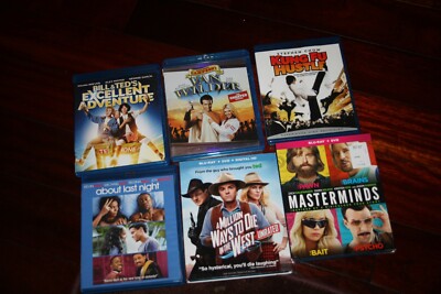 BLU RAY 6LOT SLIPCOVERS OOP MASTERMINDS KUNG FU HUSTLE VAN WILDER  BILL & TED 