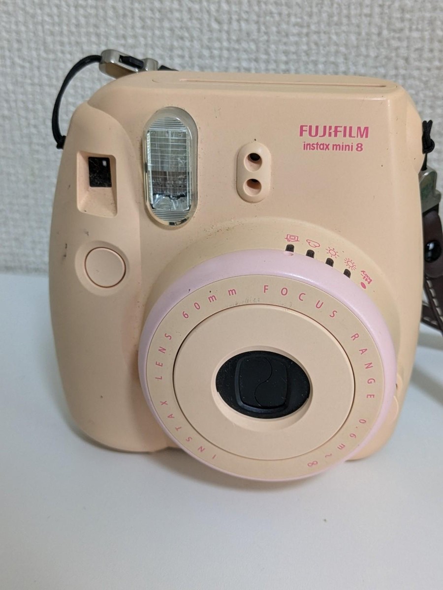 Junk Fujifilm Intax Mini 8 Cocoa Set Instant Film x2 Japan
