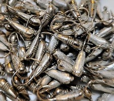 50 pcs Tungsten Unpainted Nymph/Scud Jigs – Fly or Ice Fishing Jigs