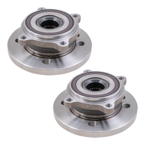Pair Front Wheel Hubs w/ Bearings Assemblies for MINI Cooper & S R56