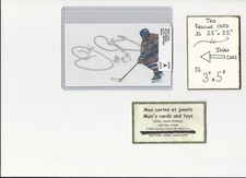 Jim Cummins Montreal Canadiens AUTOGRAPH AUTO SIGNED INDEX HOCKEY CARD 100% COA