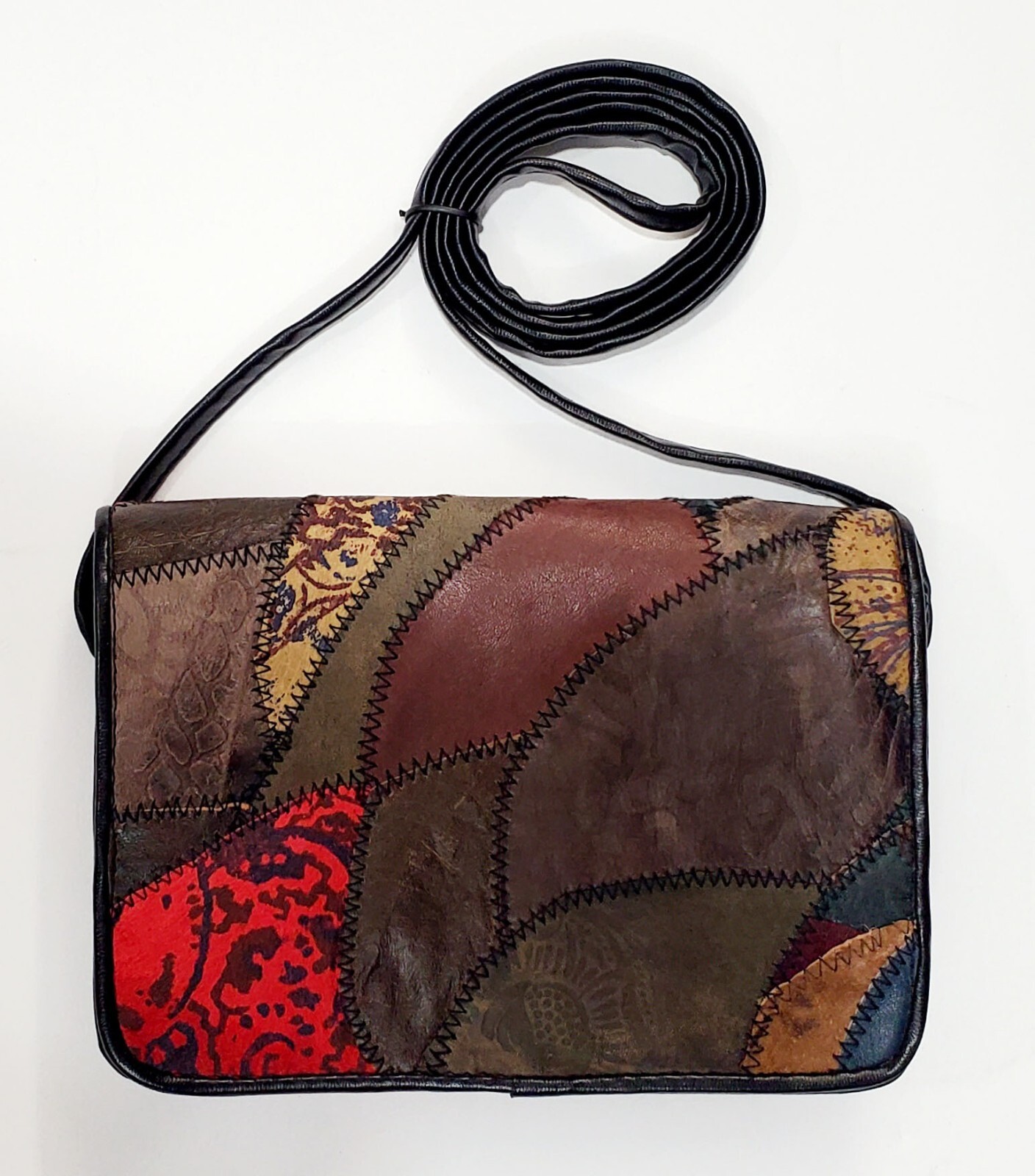 CHATEAU Small Patchwork Design Multicolor Purse/H… - image 2