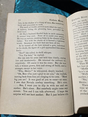 Zane Grey FORLORN RIVER 1st Edition 1st Printing 1927 - Picture 5 of 10