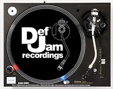 Def Jam Recordings - 7"-12" DJ slipmat for LP turntable record player