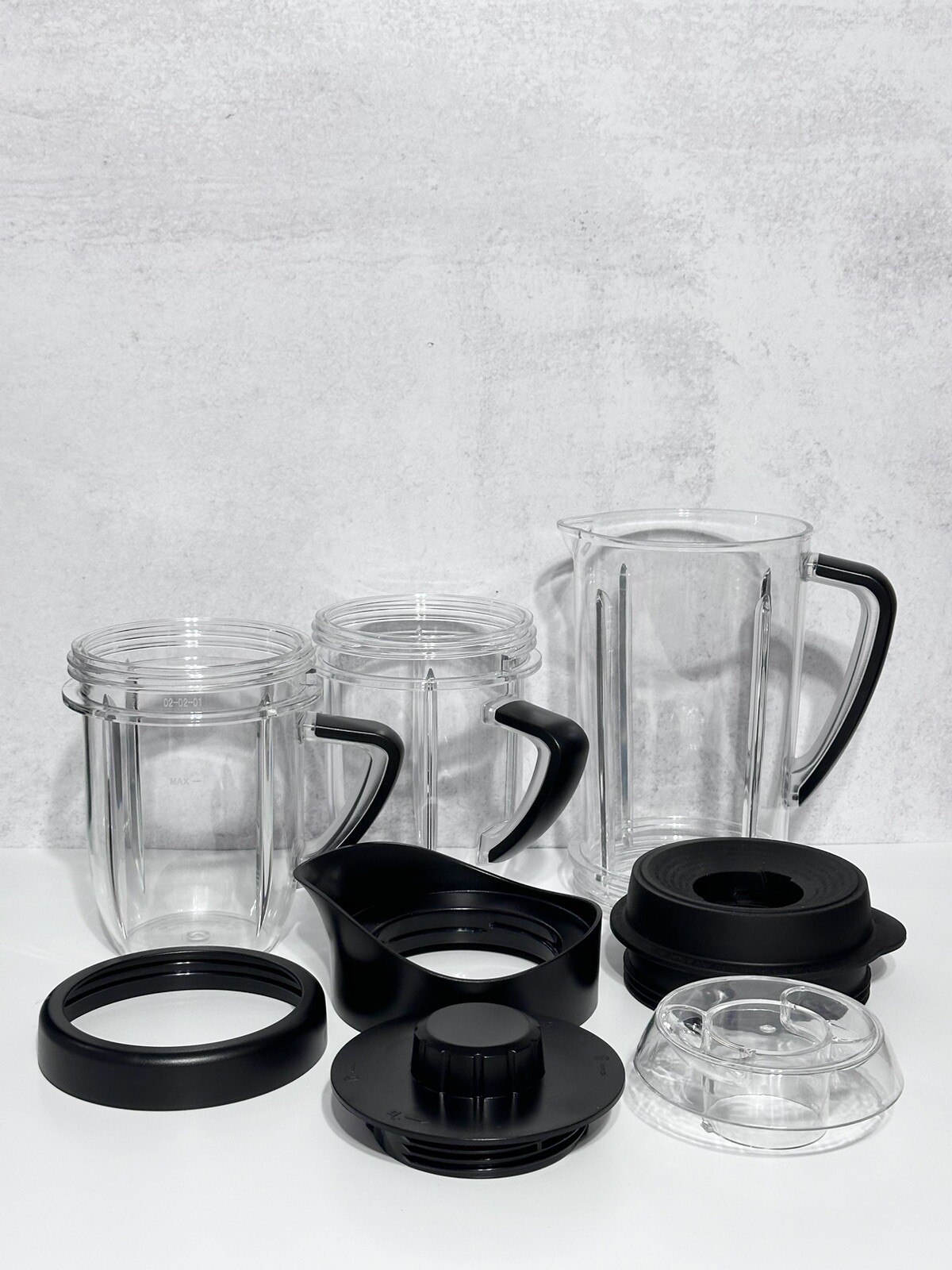 Nutribullet RX NB-301 45oz Pitcher with Lid -30oz Cups & Accessories Replacement