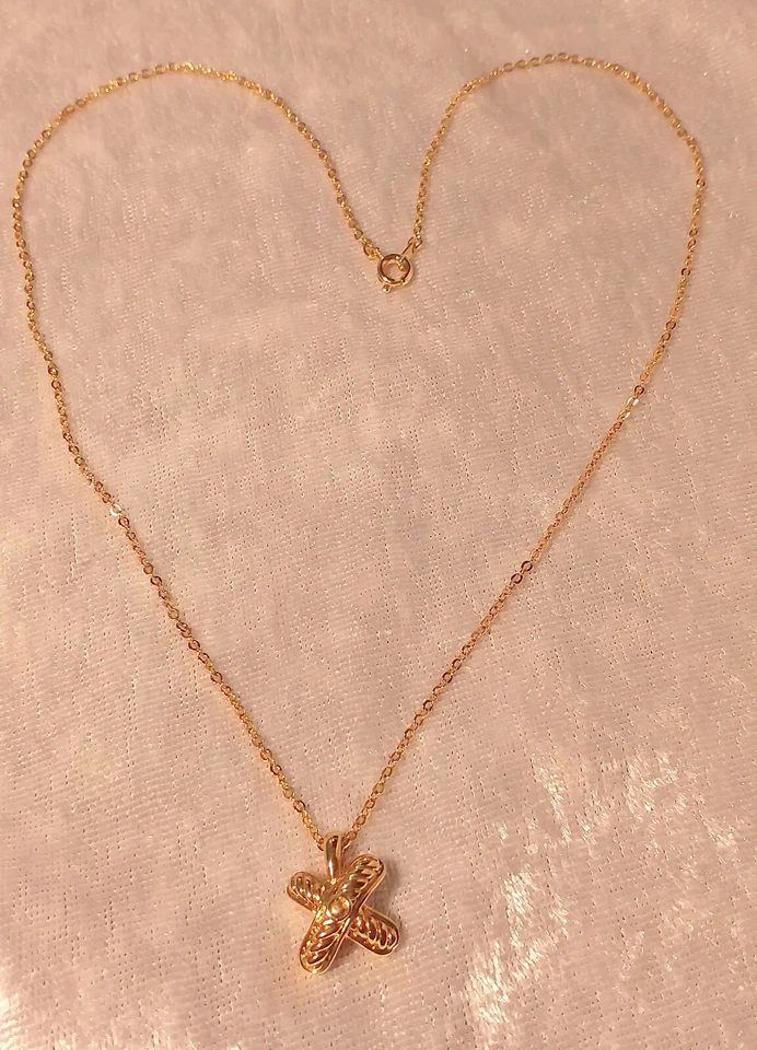 NEU! EDELMODESCHMUCK KETTE VERGOLDET MIT ANHÄNGER BUGOR COLLECTION  - Bild 2 von 4