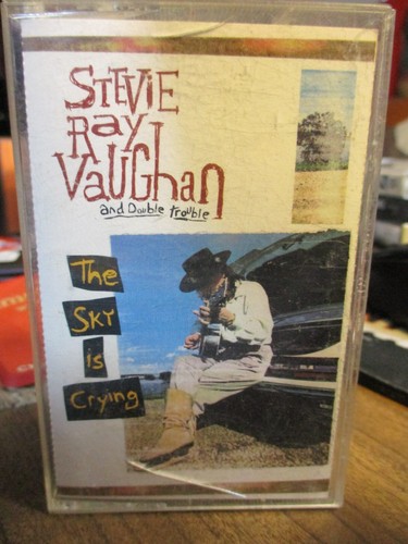 1991 STEVIE RAY VAUGHAN The Sky Is Crying US Cassette Epic 47390 VG+ - Picture 1 of 3