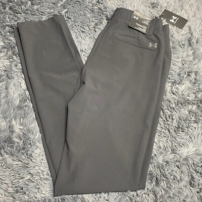 Under Armour Storm Golf Mens Tapered Pants Black Stretch Water - Main Image
