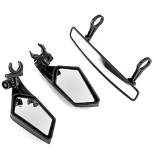 WEISEN Rear Side & Center View Mirrors For Can Am Maverick 1000 1000R Max 1000R