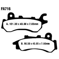 EBC BremsbeläGe Vorn Passend FüR Honda CB 125 Bj. 2017-2021