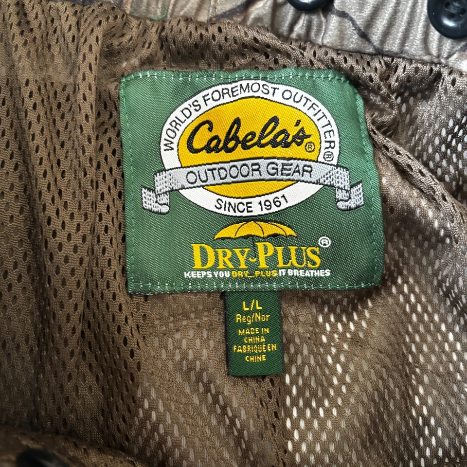 Cabelas Dry Plus Men's Pants RealTree AP HD Mesh Lined Size Large - Image 3 of 4