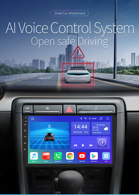 9'' 8Kern 6GB+64GB Android 13 Autoradio GPS BT5.0 Für AUDI A4 S4 RS4 B6 B7 4G LTE