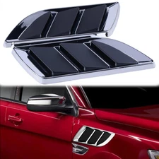 Car Side Air Flow Vent Fender Hole Cover Intake Grille Duct Decoration Sticker