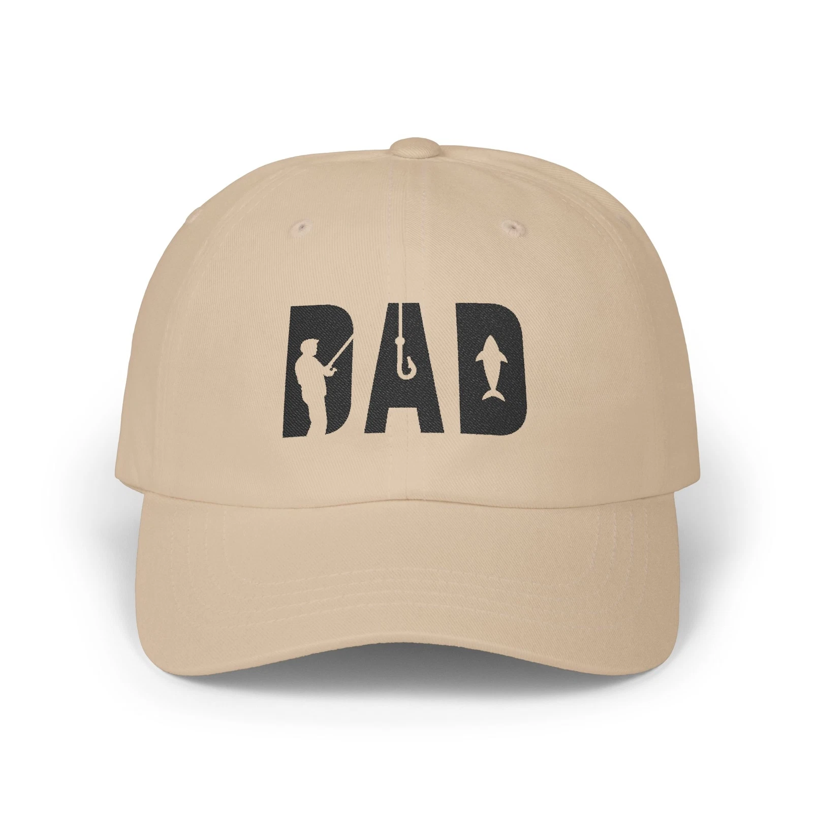 Father’s Day, Classic Dad Cap: Fisherman Hat, Gift for Dad, Embroidered