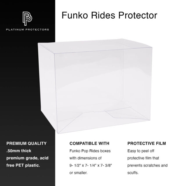 Platinum Protectors Plastic Case for Funko Pop Rides .50mm Thick CQ9658