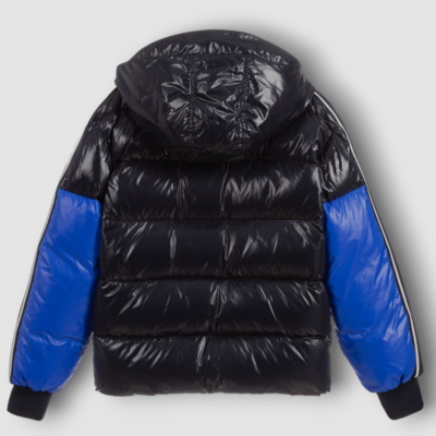 MONCLER kidsフード付きネイビージャケット6歳 Moncler Enfant Kids Down Padded Maya Jacket in Navy | Childsplay
