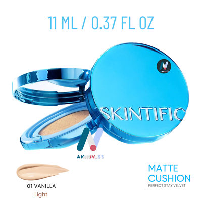 SKINTIFIC Perfect Stay Velvet Matte Cushion #01 VANILLA Full
