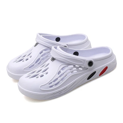 Zoccoli uomo slip on giardino mules scarpe sandali sportivi spiaggia nuoto pantofole taglia US - Foto 33 di 34