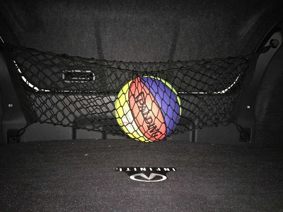 Red de carga estilo sobre maletero trasero para INFINITI M35 M35h M37 M45 M56 2003-2013 Foto 4 de 4