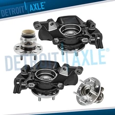 FWD Front Steering Knuckles Rear Wheel Hub Bearings for 2011 Hyundai Sonata 2.0L