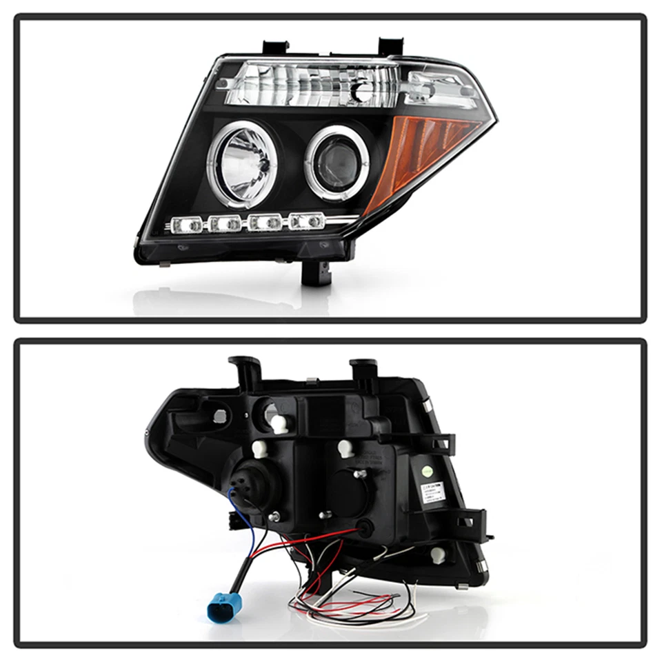 Faros proyectores Spyder Signature LED halo negros para Frontier y Pathfinder Foto 3 de 4