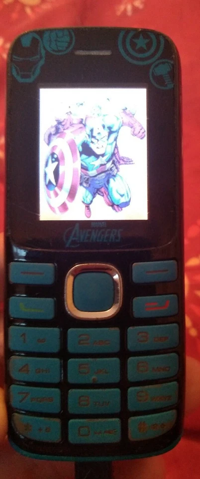 Teléfono Móvil Lexibook Avengers GSM20AV Negro y Azul Marvel Doble Sim Desbloqueado Foto 3 de 4