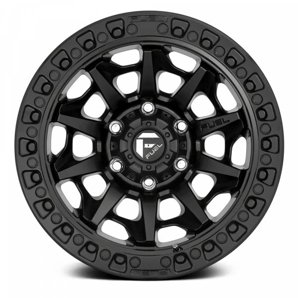 20 FUEL COVERT WHEELS RIMS F-250 F-350 BLACK Foto 3 de 4