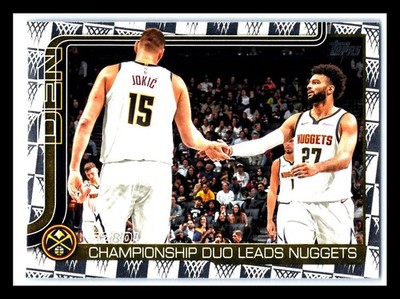 2025-26 Topps #286 5280!: Championship Duo Leads Nuggets Season Tip Off