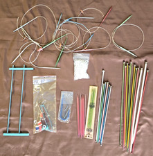 Lot Of Knitting Needles Crochet Hooks Circular Needles And More