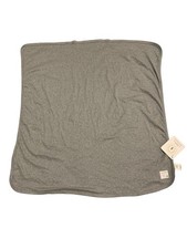 Burt's Bees Baby Infant 1 Heather Gray Bees Receiving Blanket NWT