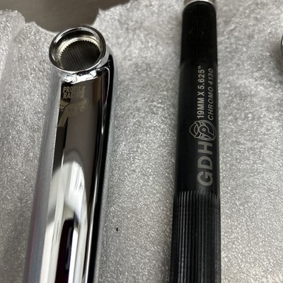 Profile BMX Racing BOSS 175mm CHROME Cranks 19mm/5.625