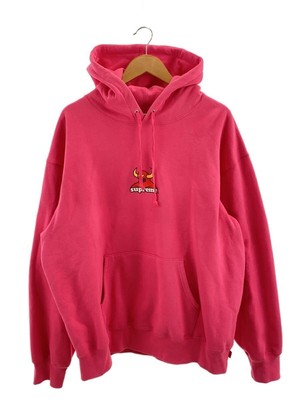Supreme Parker XL Cotton PNK 24SS Toy Machine Hooded Sweatshirt